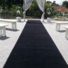 Black Carpet Aisle Runner(Width:1m)