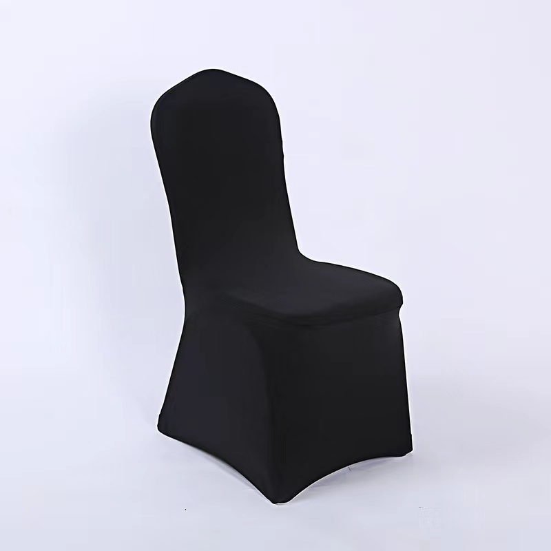 Premium Quality Spandex Banquet Chair Cover-Black - BIJOU SA
