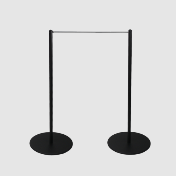 Black Stylish Museum Stanchion